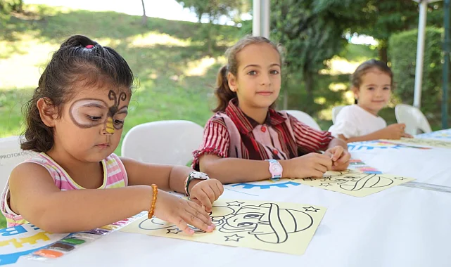 Kocaeli Gebze'de "Atölyem Parkta" çocuklarla buluştu