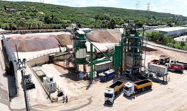 Kocaeli'nin yollarında yerli üretim gücü: 6 ayda 115 bin ton asfalt