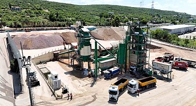 Kocaeli'nin yollarında yerli üretim gücü: 6 ayda 115 bin ton asfalt