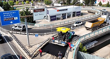 Kocaeli'de 15 Temmuz Köprülü Kavşağı yenilendi