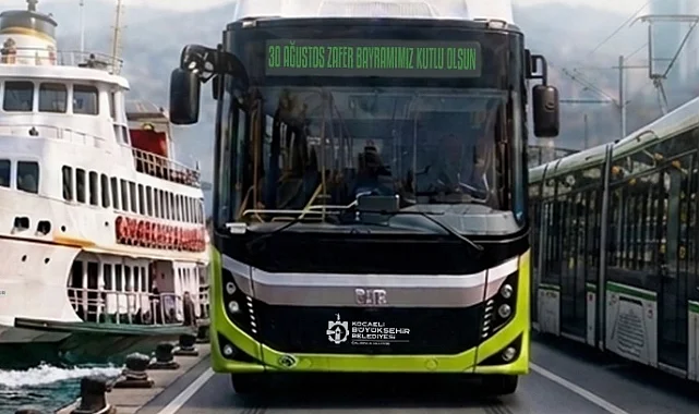 Kocaeli'de Zafer Bayramı ulaşım ücretsiz