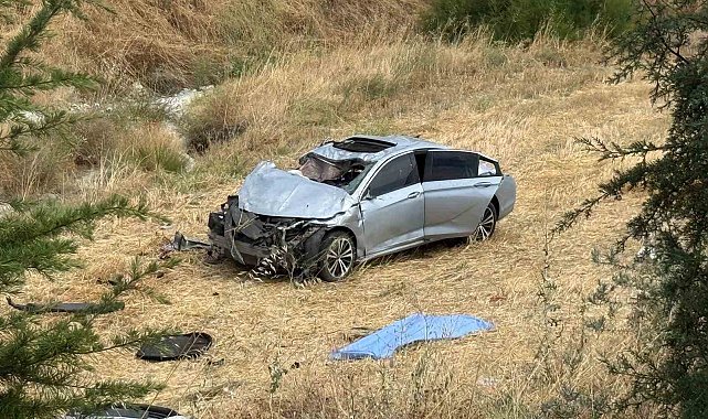 Kontrolden çıkan otomobil takla attı: 1 ölü