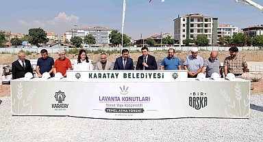 Konya Karatay Lavanta Konutları'nda temeller atıldı