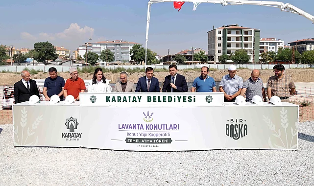 Konya Karatay Lavanta Konutları'nda temeller atıldı