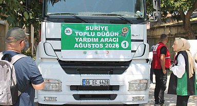 Konya'dan Suriye'deki ihtiyaç sahibi nişanlı çiftlere yardım