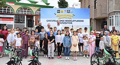Konya'da çocuklar bisikletlerine 'güle oynaya' kavuşuyor