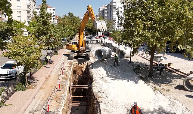 Konya'da Rauf Denktaş Caddesi'ne altyapı takviyesi