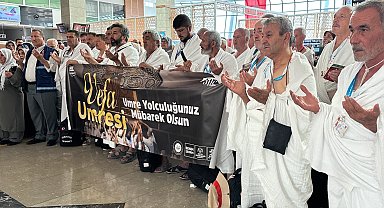 Konya'dan 'Vefa Umresi'nin ilk kafilesi uğurlandı