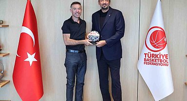 Koray GYO'dan TBF Başkanı Hidayet Türkoğlu'na ziyaret
