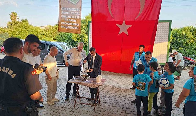 Köyceğiz Döğüşbelen'de Yaz Kur'an Kursu kapanış töreni