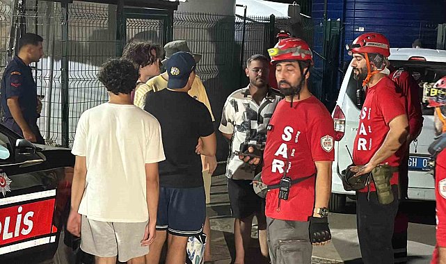 Koyda kaybolan 5 arkadaş ekiplerin çalışmasıyla kurtarıldı