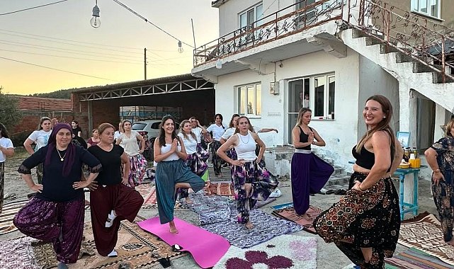 Köylü kadınlar, topluca stres attı