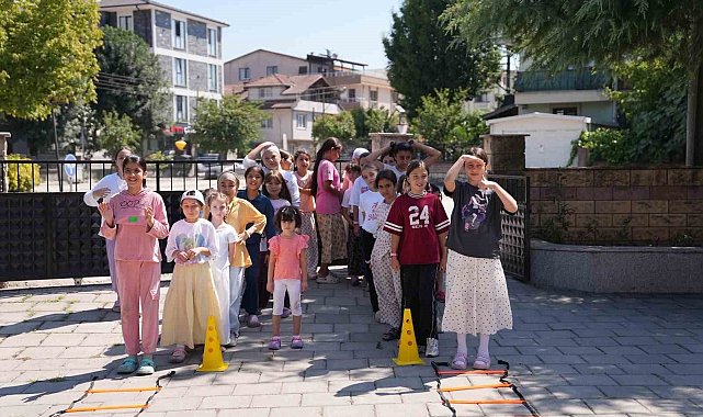 Kur'an kursu öğrencileri keyifli zaman geçirdi