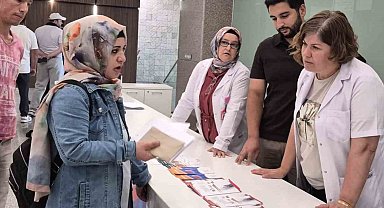 Kütahya Şehir Hastanesi'nde 'hepatite' karşı farkındalık çalışması