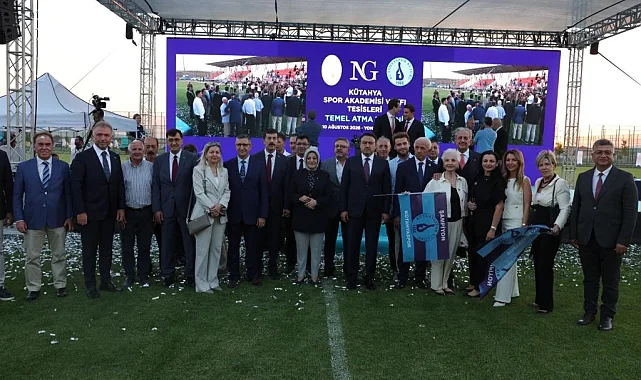 Kütahya Spor Akademisi Vakfı Tesisleri için temel atıldı
