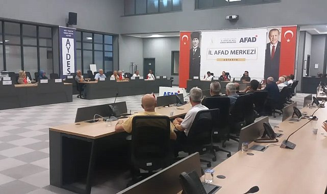 Kütahya'da muhtarlarla afet hazırlığı toplantısı düzenlendi