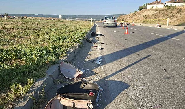 Kütahya'da otomobilin çarptığı elektrikli bisikletin sürücüsü hayatını kaybetti