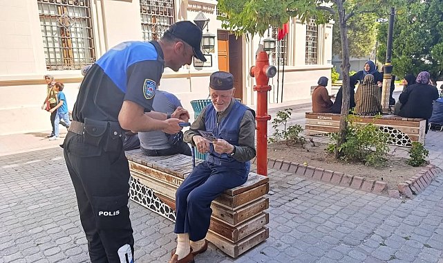 Kütahya'da Toplum Destekli Polislerden dolandırıcılık ve hırsızlık uyarısı