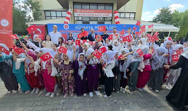 Kütahya'da Yaz Kur'an Kursları için coşkulu final