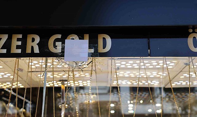 Kuyumcu dükkanına silahlı saldırı