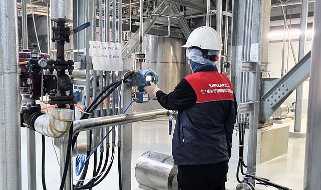 Lüleburgaz'da nişasta bazlı şeker üreten işletmeye denetim