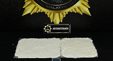 Malatya'da 900 gram metamfetamin ele geçirildi: 1 şüpheli tutuklandı