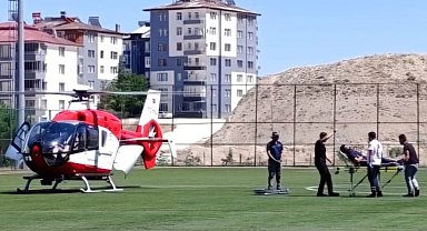 Malatya'da ambulans helikopter 58 yaşındaki hasta için havalandı