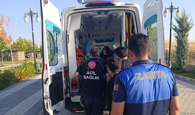 Malatya'da rahatsızlanan vatandaşa zabıta ekiplerinden hızlı müdahale