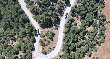 Manisa Ayvacık yoluna 6 kilometrelik asfalt