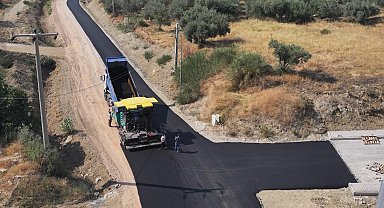 Manisa Turgutlu'nun kırsalında ulaşım konforu artıyor