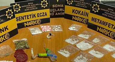 Manisa'da uyuşturucu operasyonlarında bir ayda 55 kişi tutuklandı