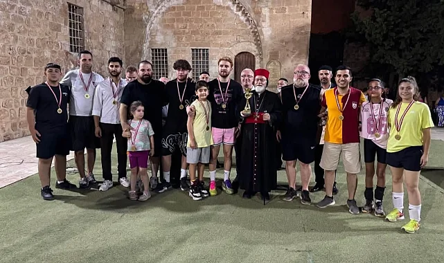 Mardin Kırklar Kilisesi'nde voleybol heyecanı: Şampiyon Mor Behnam
