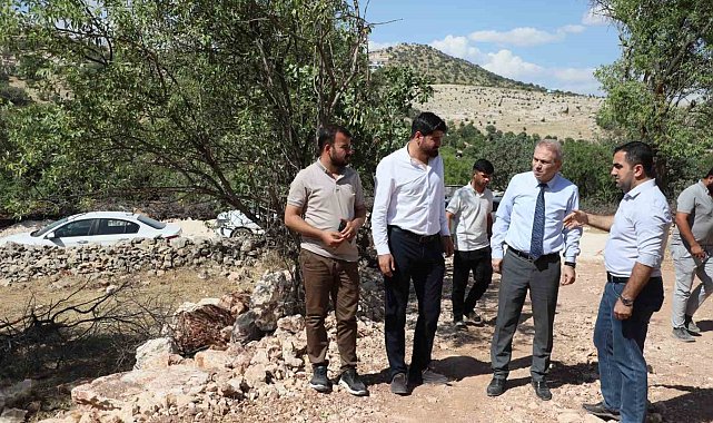 Mardin'de tarım arazilerini korumak amacıyla açıktan akan dere yer altına alınıyor