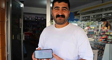 Market arabasını boşalttı, kendi eşyalarını koyup götürdü