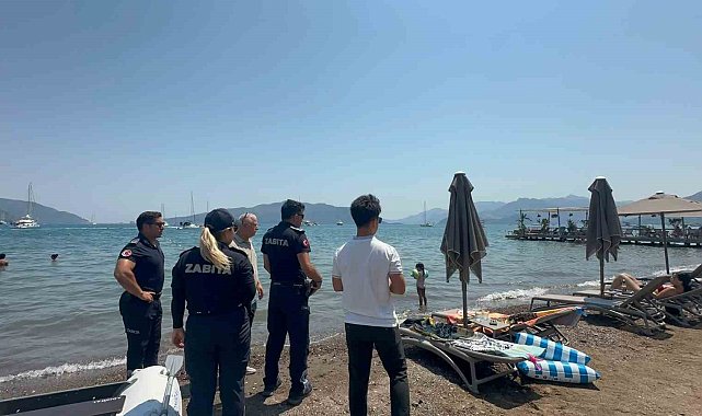 Marmaris'te sahillere sıkı denetim