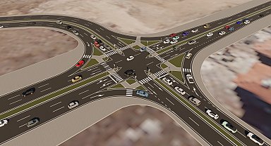 Mavikent-Havalimanı Yolu çalışmalarında sona doğru