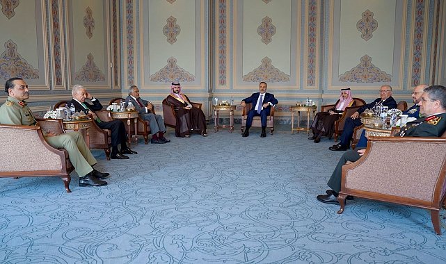 Mekke Ortak Savunma Anlaşması öncesi yetkililer bir araya geldi