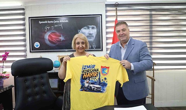 Menderes Başkanvekili Şen'e taksicilerden hayırlı olsun ziyareti