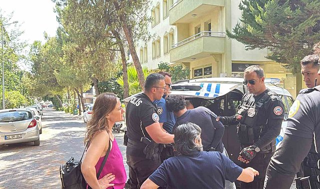 Menteşe'de polise mukavemet gösteren motokurye gözaltına alındı