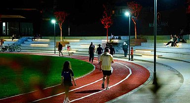 Merkez park şehrin gözdesi, sporun merkezi oldu
