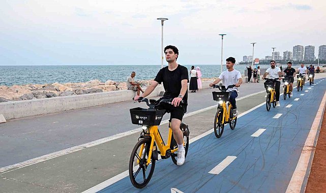 Mersin'de elektrikli bisiklet kullanımı 150 bini aştı