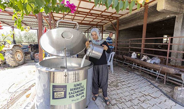 Mersin'de üreticiye yüzde 50 hibeli süt soğutma tankı desteği