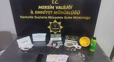 Mersin'de uyuşturucu taciri 4 şüpheli yakalanıp tutuklandı