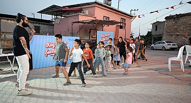 Mersin'de çocuklar geleneksel oyunlarla buluştu