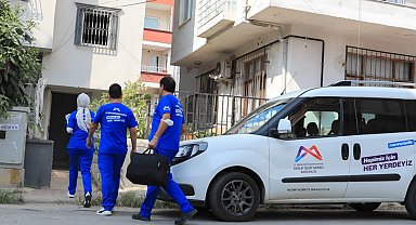 Mersin'de evde sağlık ve bakım hizmetleri vatandaşın yanında