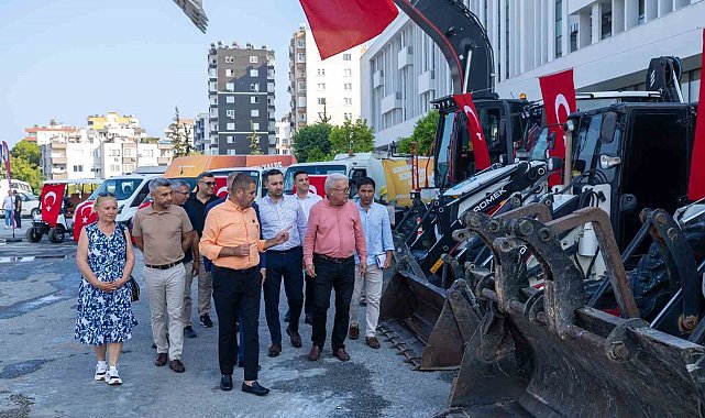 Mezitli Belediyesi araç filosunu güçlendirdi