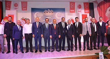 MHP Demirci İlçe Başkanlığına Veysel Çınar seçildi