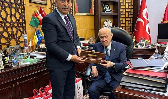 MHP İl başkanı Mehmet Sait Kılıç'tan, Bahçeli'ye ziyaret