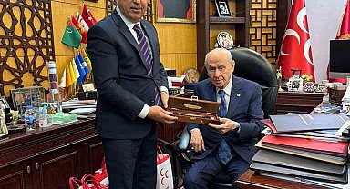 MHP İl başkanı Mehmet Sait Kılıç'tan, Bahçeli'ye ziyaret