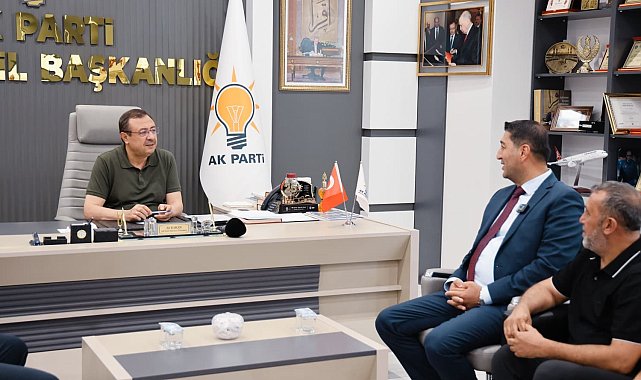 MTSO Başkan Adayı Boyraz'dan AK Parti İl Başkanı Bakan'a ziyaret